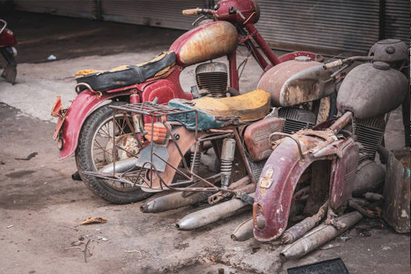 Old motorcycle